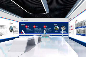 企業展廳設計|公司SI設計-江蘇愛吉斯海珠機械公司