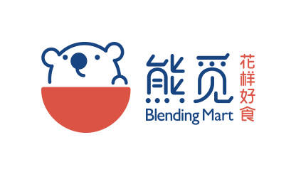 上海餐飲品牌logo設計-知名熊形象餐飲標識策劃-熊覓餐飲管理公司-浙江蘇州